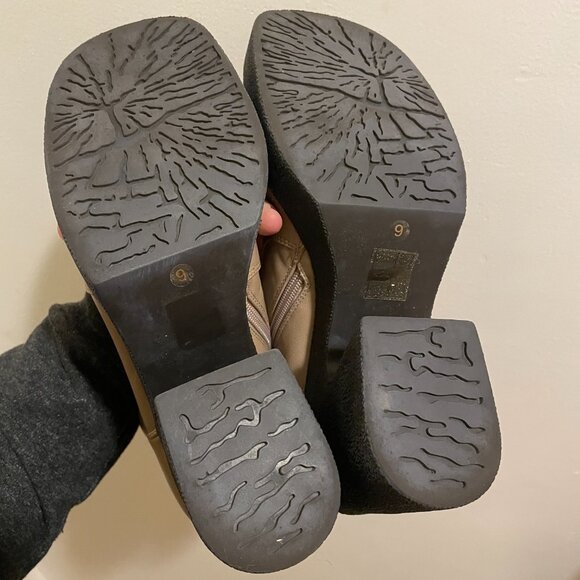 Gently Used! Jeffrey Campbell *KARTINI* Platform Boots in Taupe, Size 9. Cute!!! - Picture 15 of 15